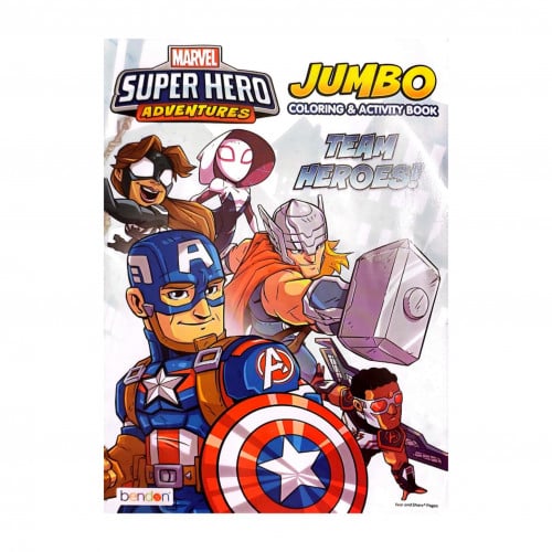 Marvel Superhero Adventures - Jumbo Coloring and Activity Book