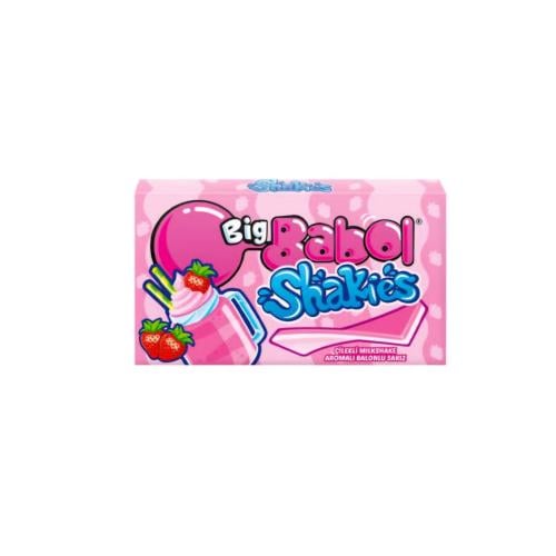 Big Babol Shakies - Strawberry Milkshake Flavor Bubble Gum - 26 g
