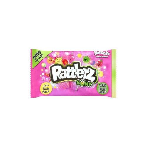 Bazooka Rattlerz Sour Chewy Candies - 40 g