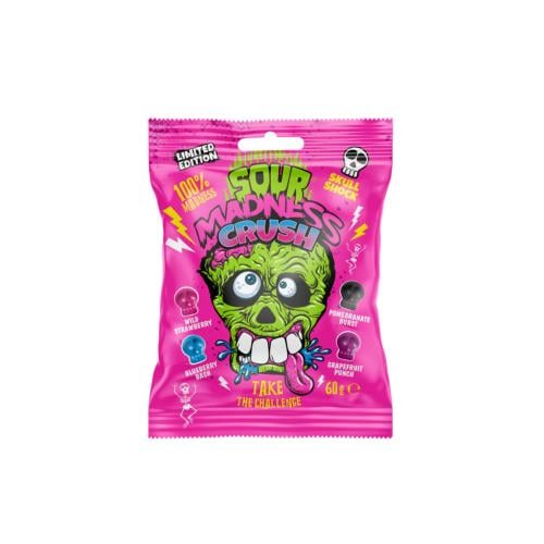 Sour Madness Crush - ِAssorted Fruit Flavor - 60g