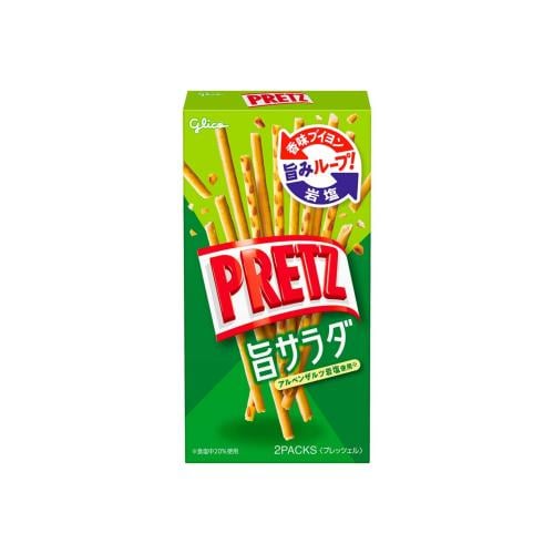 Glico Pretz Delicious Salad 2 Pack - Exclusive Imported Item from Japan- 64 g