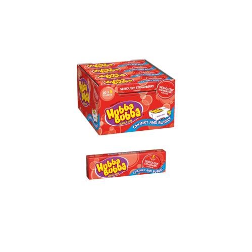 Hubba Bubba Chewing Gum Seriously Strawberry