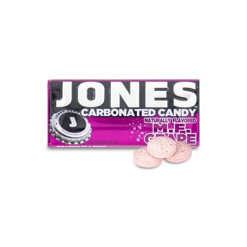 Jones Carbonated Candy M. F. Grape 25 g - Exclusive Imported Item from USA