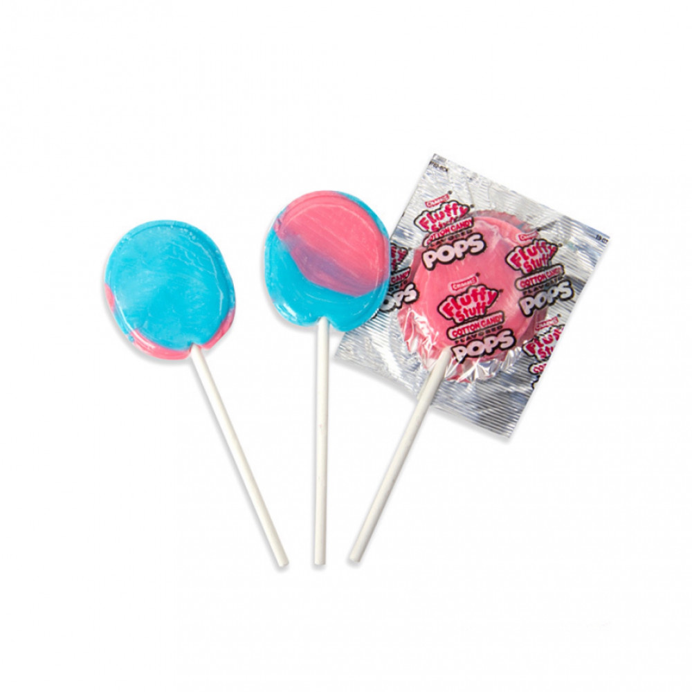 Charms Fluffy Stuff Cotton Candy Pops - 18 g - (1 pc) - Delish R