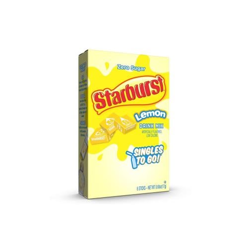 Starburst Singles To Go Zero Sugar Drink Mix Lemon