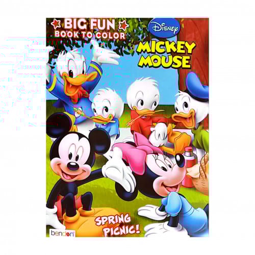 ديزني - ميكي ماوس - كتاب تلوين و أنشطة - نزهة الربيع