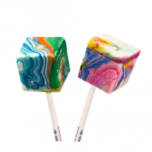 حلاوة مصاص مكعبة تلون اللسان - 21 جرام - (بالحبة) - منتج حصري - إنتاج لاس فيجاس، أمريكا