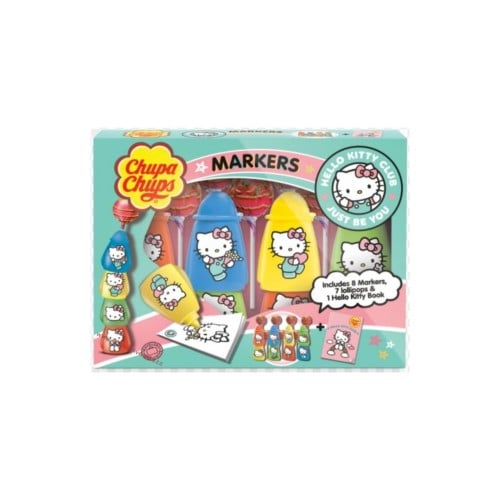 Hello Kitty - 8 Highlighters 7 Lollipops 1 Coloring Book - Exclusive Item Limited Edition