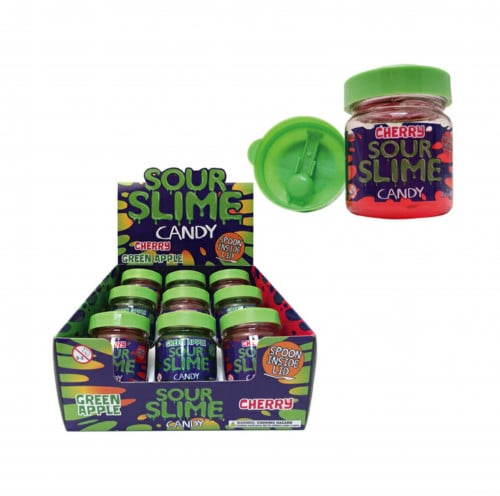 ساور سلايم - حلاوة حامضة - نكهات مختلفة - 100 جرام