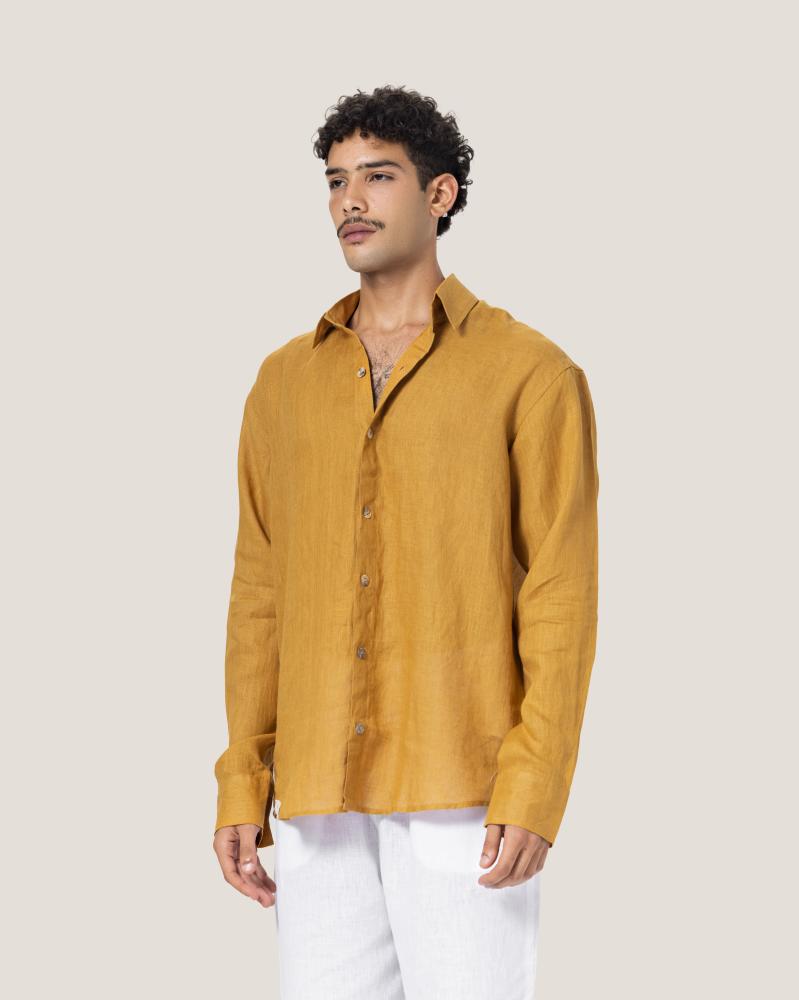 mustard shirt