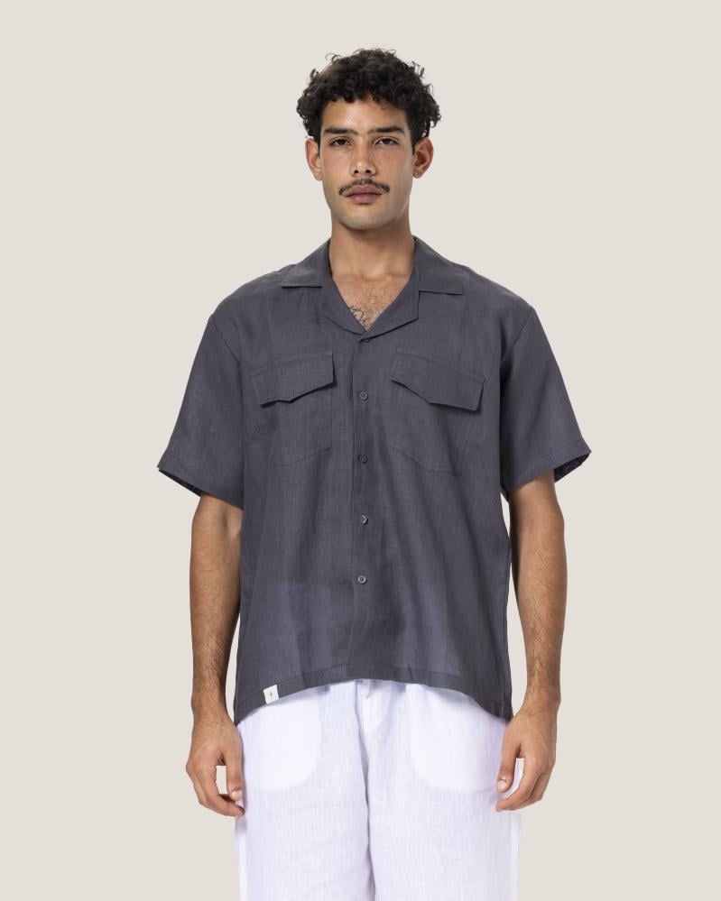 grey shirt
