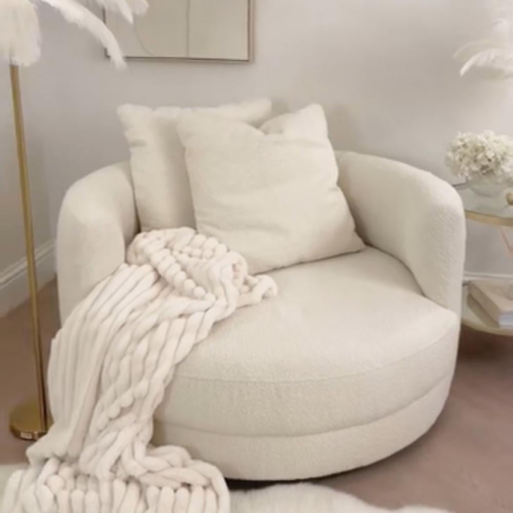 كنبة  قماس بوكليه مقاس 120سم