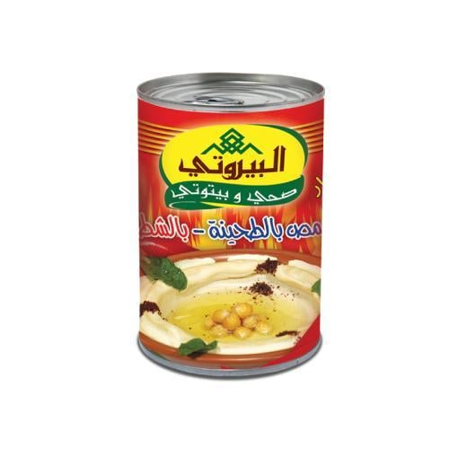 حمص بالطحينة - بالشطة