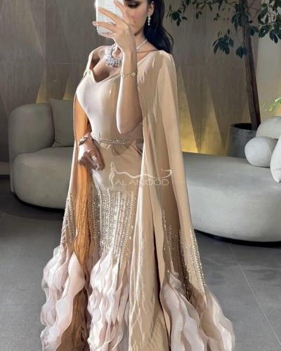 فستان غرام سهرة الفخامة بتصميم عصري