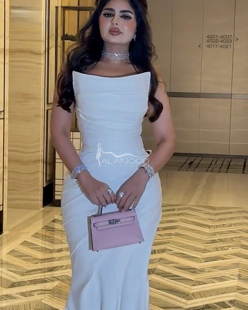 فستان اطياف ابيض