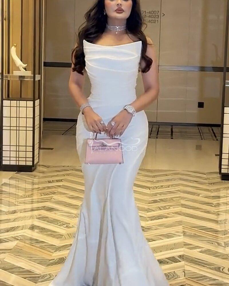 فستان اطياف ابيض