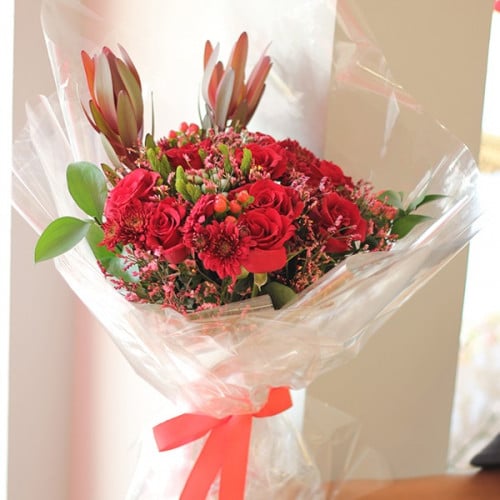 باقة ورد احمر Mix Red 1