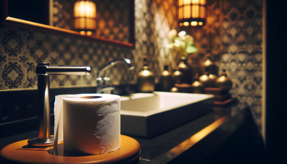 مناديل ورقية للحمام