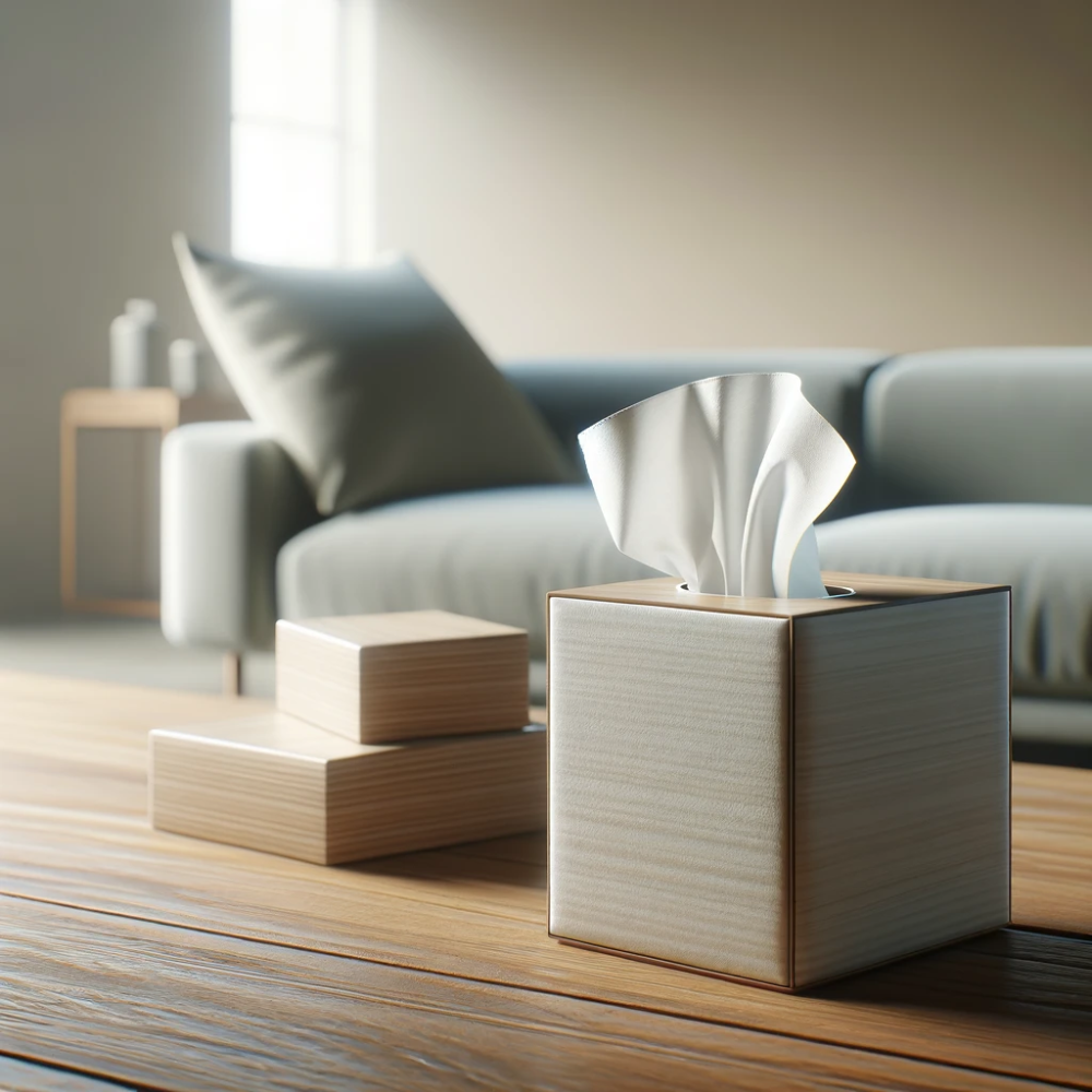 تخزين وتنظيم مناديلك الورقية