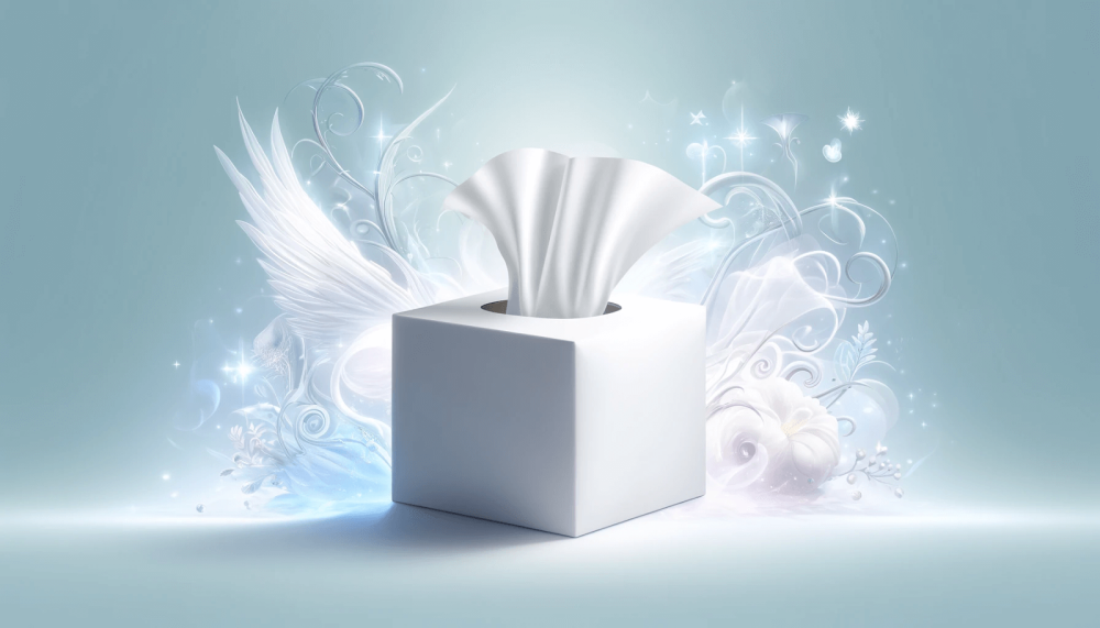 نقاء وأمان: منديل أبيض من متجر قصة لك ولعائلتك