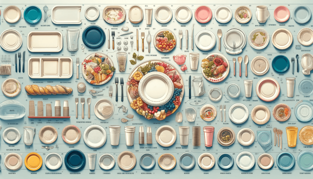 أنواع الصحون البلاستيك: دليلك لاختيار الأفضل لكل مناسبة