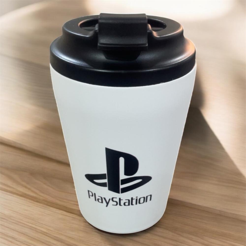 Coffee mug - Coffee mug with a special design in our store (PlayStation logo) white color