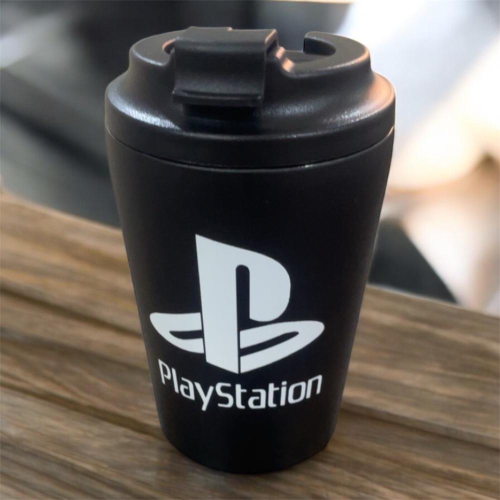 Coffee mug - Coffee mug with a special design in our store (PlayStation logo) black color