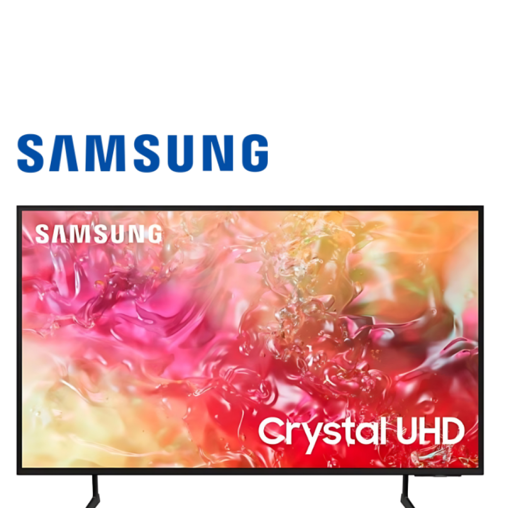 شاشة سامسونج 65 بوصة 4K سمارت Tizen HDR بإطار نحيف — موديل UA65DU7000UXSA