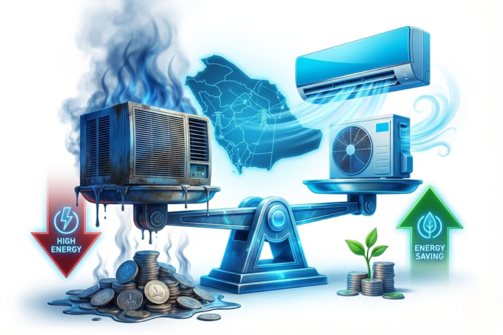 مقارنة بين المكيف الشباك والسبليت: أيهما الأوفر في استهلاك الطاقة بالس