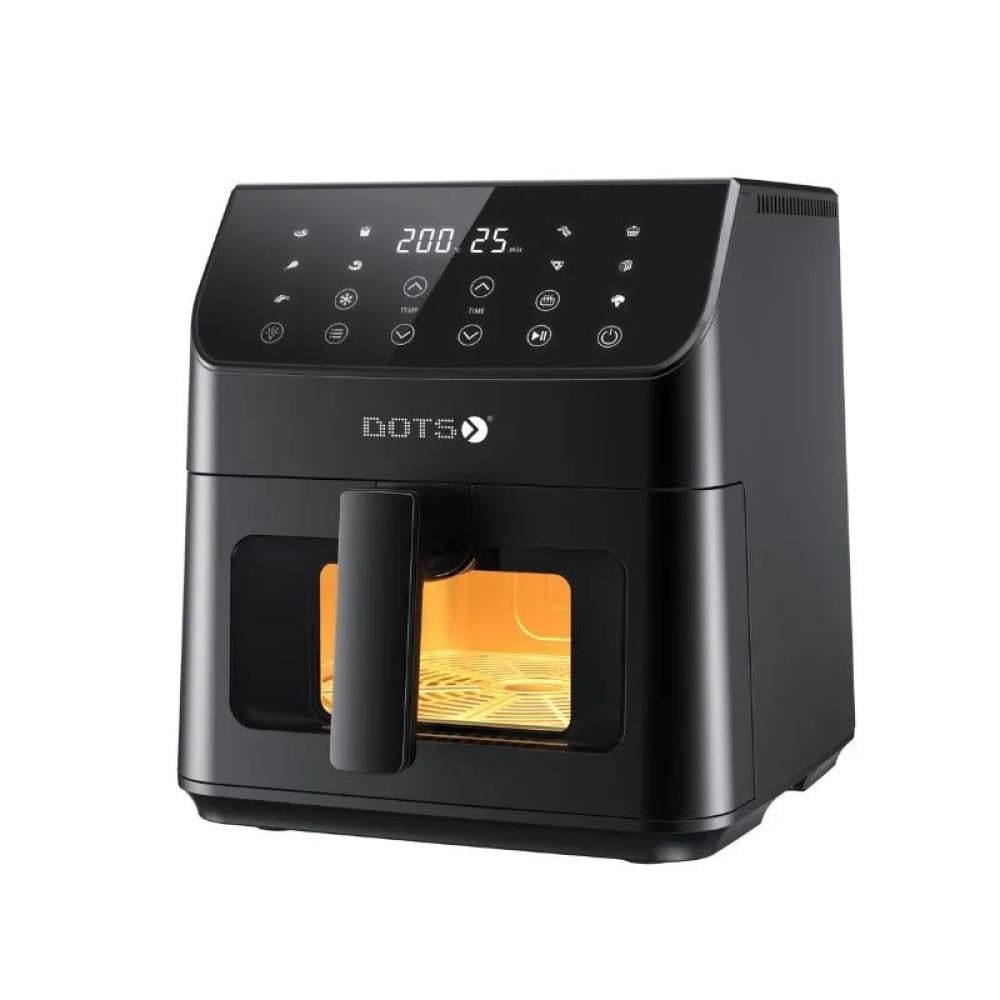 قلاية دوتس هوائية 6.5 لتر 1600 واط ديجيتال اسود