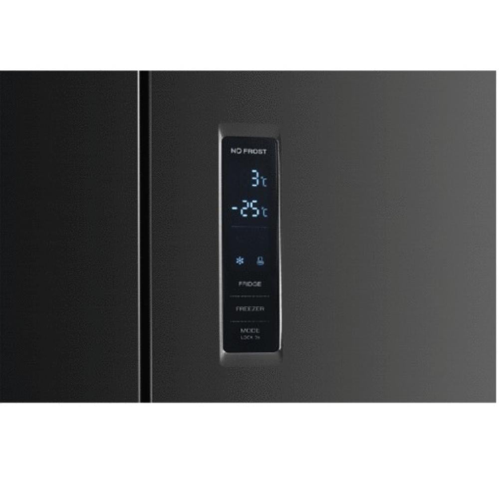 ثلاجة جي في سي برو دولابي 4 ابواب 18.1 قدم سلفر