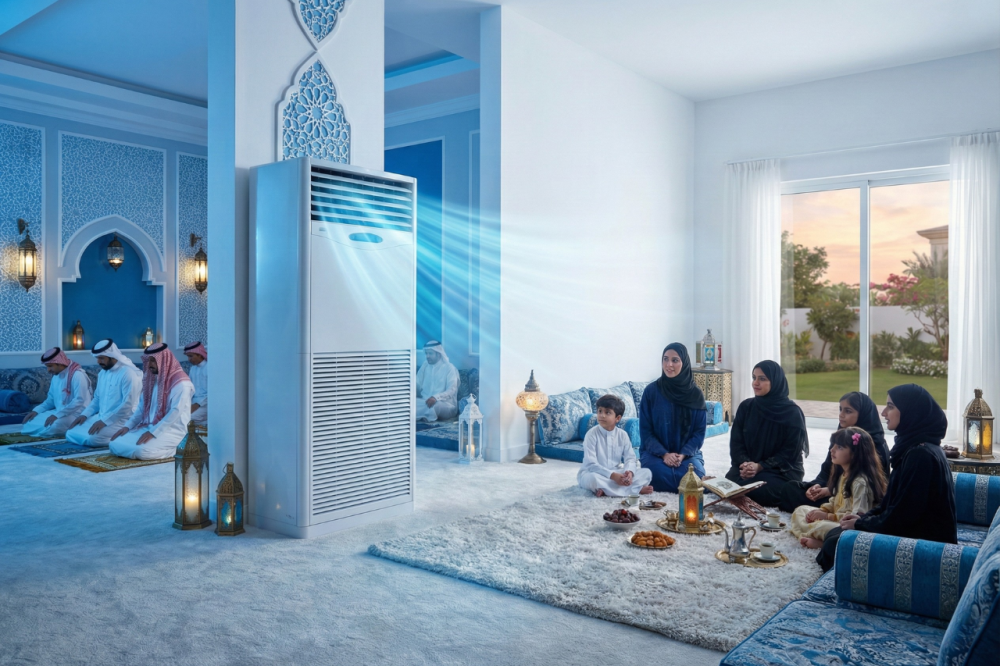 المكيفات الدولابية: الحل المثالي لتبريد المصليات والمساحات الواسعة في