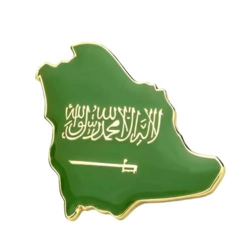 ستيكر حديد خريطة السعودية