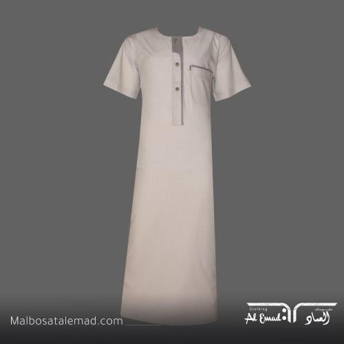 ثوب نوم ولادي مريح بأكمام قصيرة من قماش عالي الجود...
