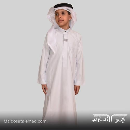 ثوب ولادي رصاصي فاتح مميز