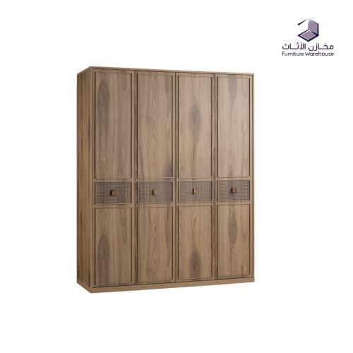 دولاب ملابس 4 أبواب (مجموعة تريو)