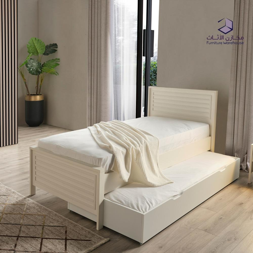 سرير مفرد مودرن بمقاسات متعددة (مجموعة آنجي)