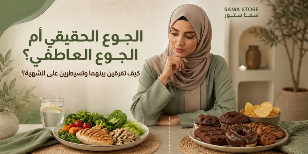 الفرق بين الجوع الحقيقي والعاطفي وطرق التحكم في الشهية من سما ستور