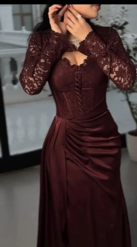 فستان سهره انيق دانتيل