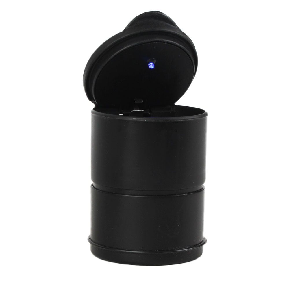 طفاية سجائر محمولة بإضاءة LED للسيارة