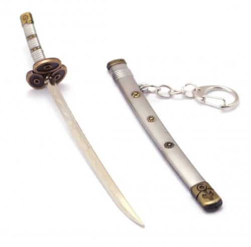 ميدالية سيف زورو ابيض | Zoro Sword Keychain