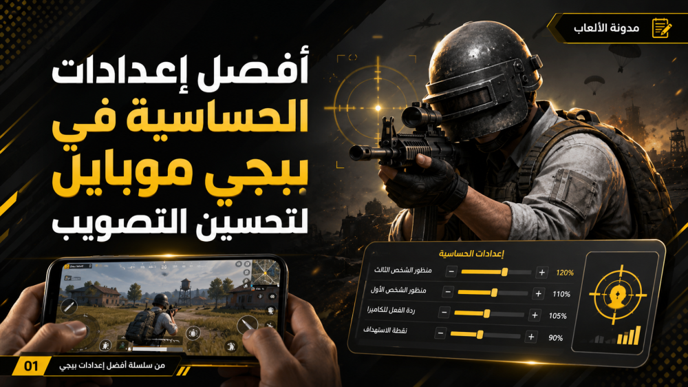 أفضل إعدادات الحساسية في ببجي موبايل لتحسين التصويب  اكتشف الان