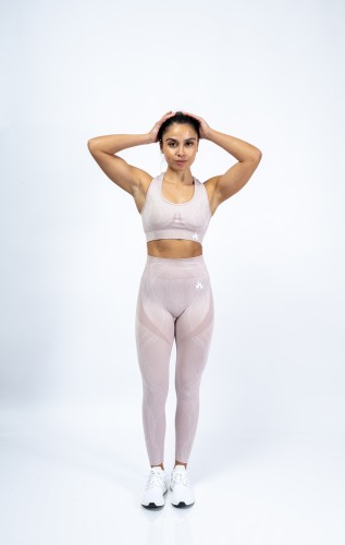 Pink Waves Leggings