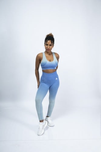 Ombré Blue Leggings