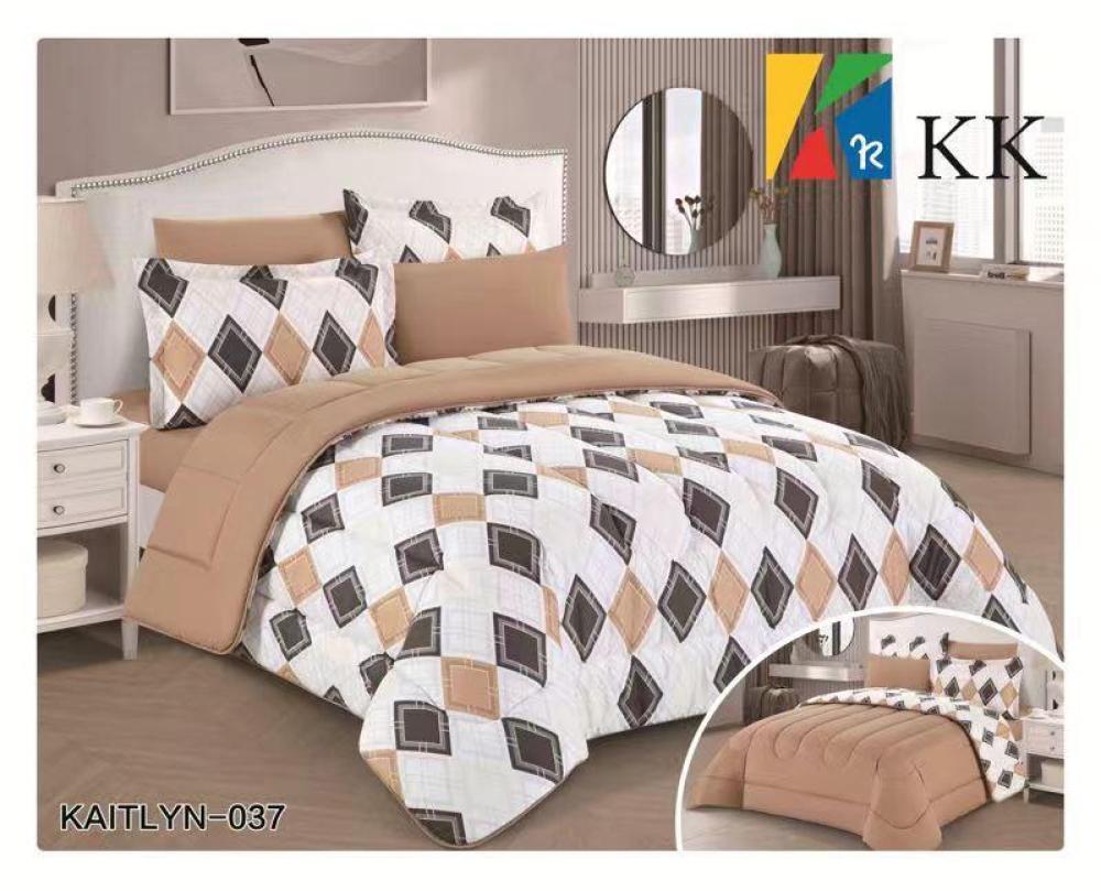 مفرش رندا نفرين صيفي مزدوج 6قطع