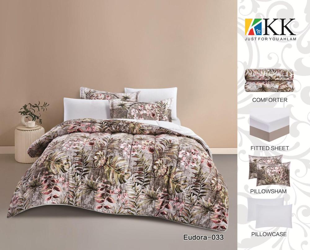 مفرش روزتا  نفرين صيفي مزدوج 8قطع