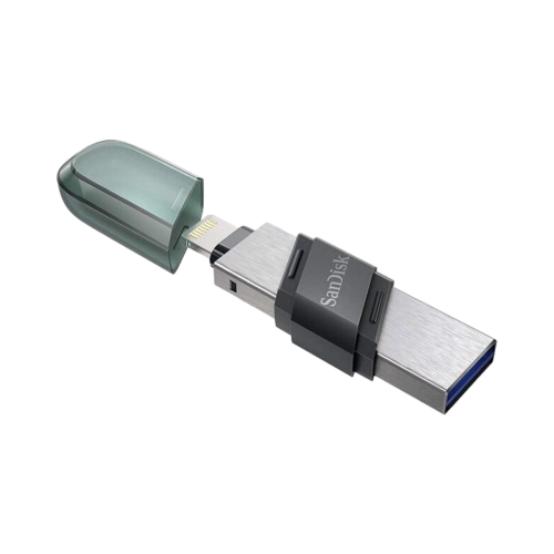 SanDisk - ذاكرة خارجية سعة 256 جيجا بمنفذ لايتننق...