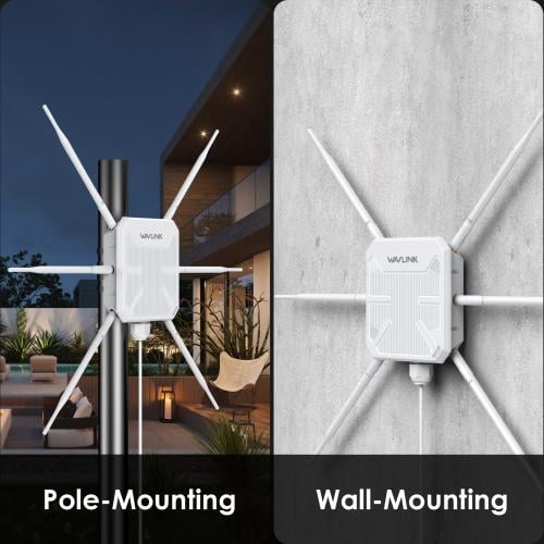 موسع نطاق شبكة الوايفاي 2.4G + 5G AX3000
