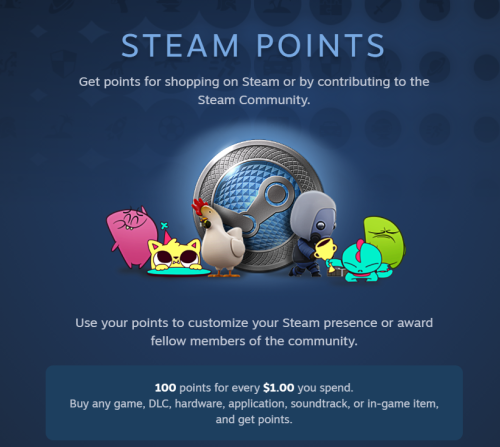 نقاط ستيم - Steam points