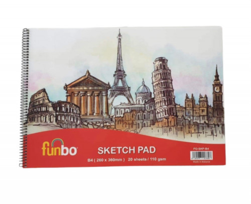 كراسة funbo sketch pad - 20 صفحة - B4